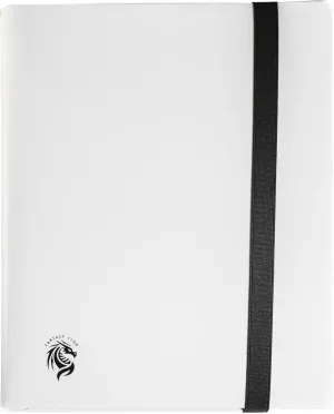 FANTASY CLUB | 9-Pocket Trading Card Binder – Elevate Your Collection with a Lightweight White (PP) Album Featuring Elastic Strap Closure | Holds 360 Standard Size Cards (66 x 91mm| Acid and PVC Free