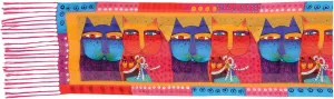 Feline Family Scarf by Laurel Burch