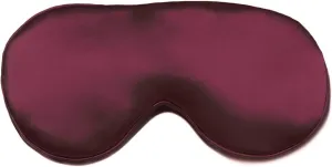Fishers Finery 25 Momme Mulberry Silk Sleep Mask | Blindfold | Anti-Wrinkles (Wine)