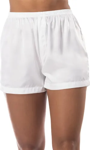 Fishers Finery Women's 100% Mulberry Silk Boxer; Sleepwear; Lounge Shorts