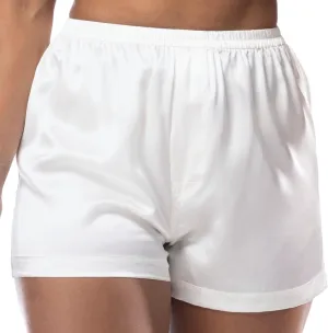 Fishers Finery Women's 100% Mulberry Silk Boxer; Sleepwear; Lounge Shorts