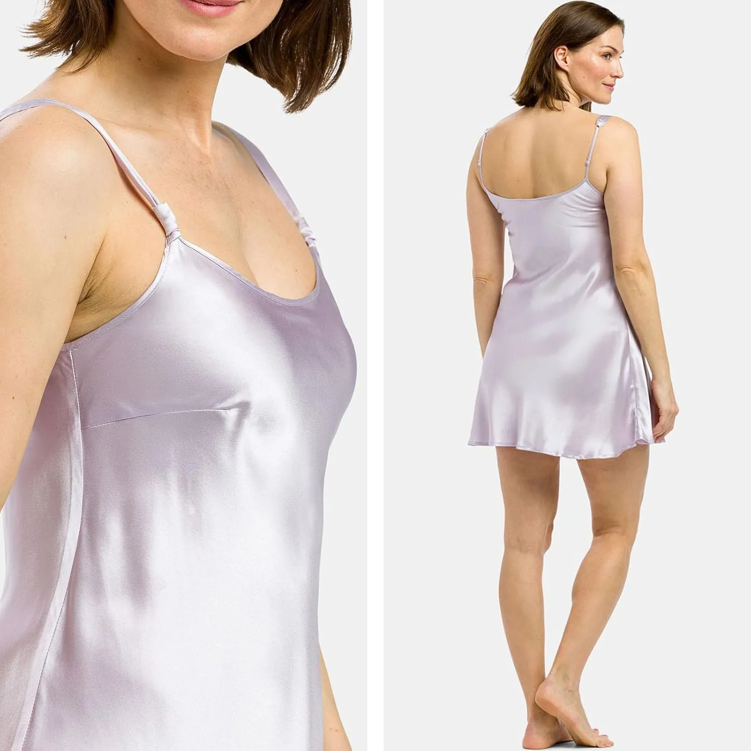 Fishers Finery Women's 100% Pure Mulberry Silk Chemise; Nightgown