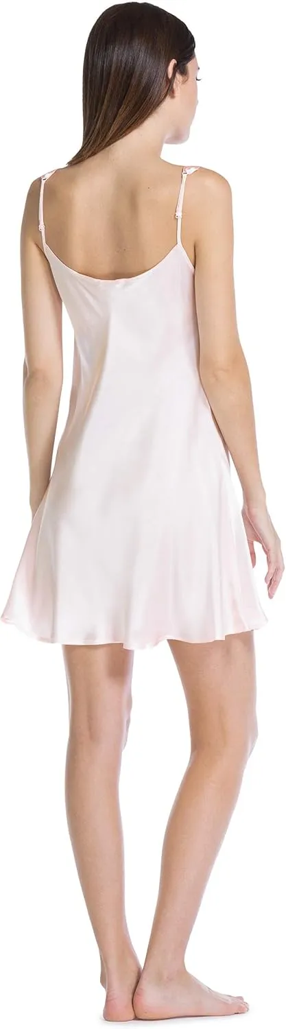 Fishers Finery Women's 100% Pure Mulberry Silk Chemise; Nightgown