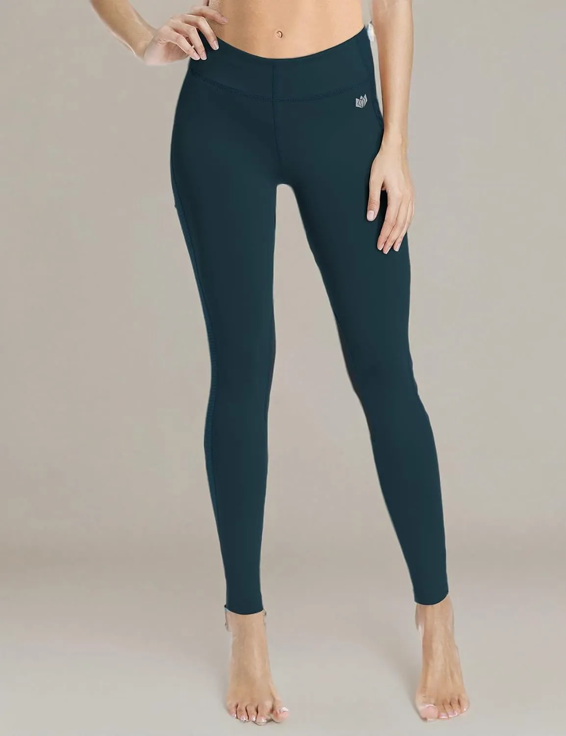 FitsT4 Sports Women's Riding Tights Knee Patch Ventilated Active Schooling Tights