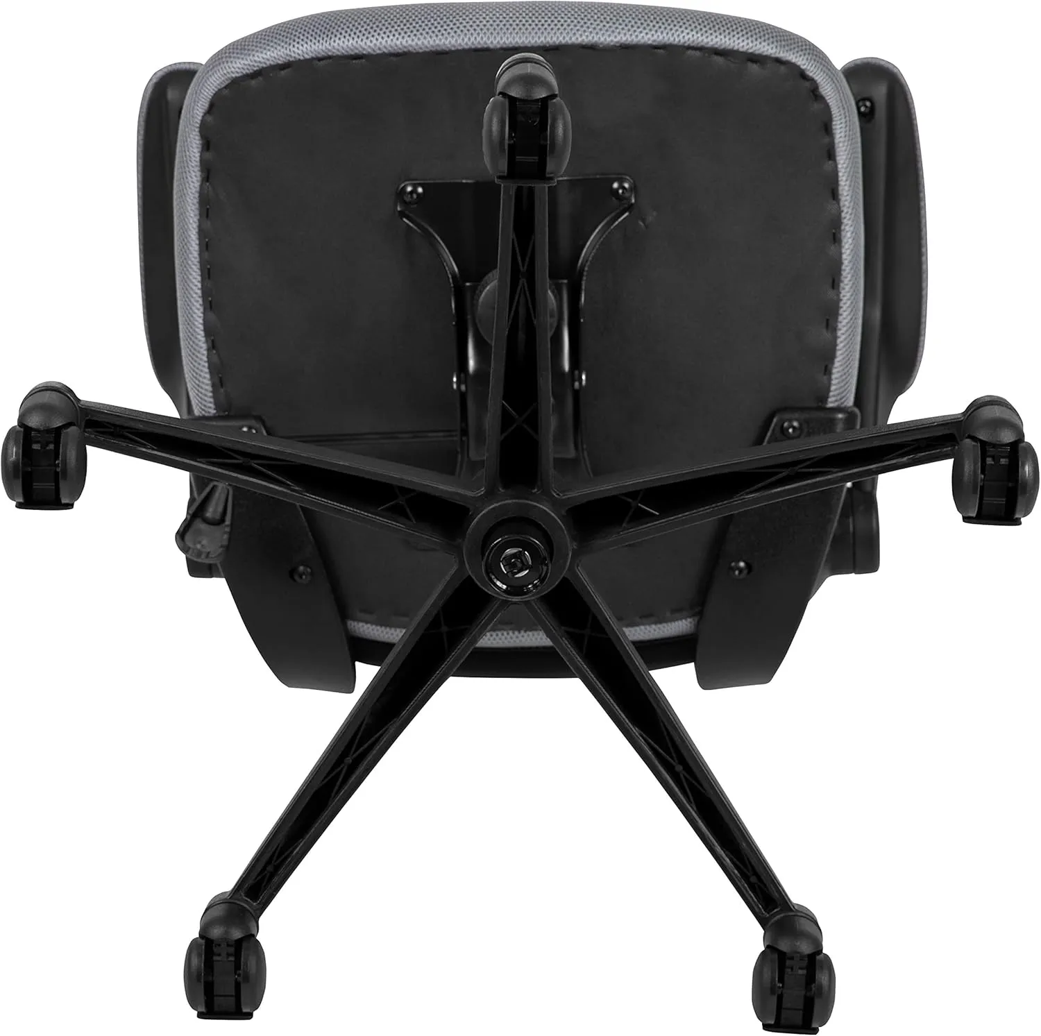 Flash Furniture Kelista Office Chair, Ergonomic, Mid-Back, Dark Gray Mesh with Swivel