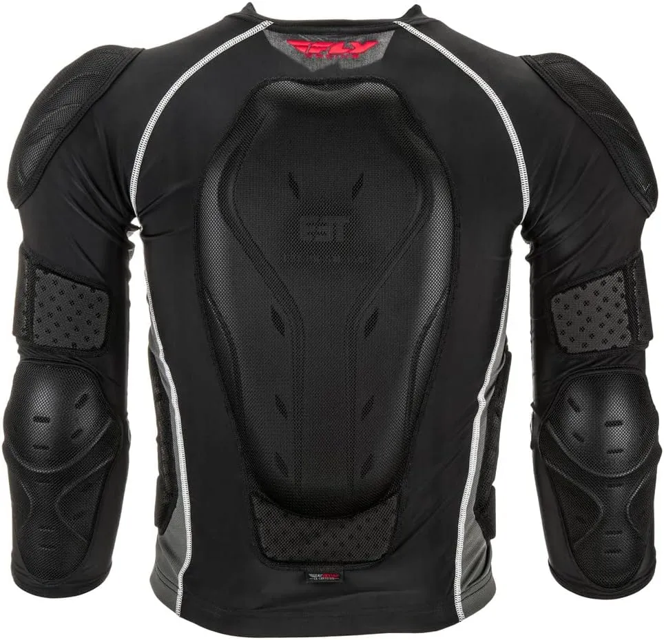 Fly Racing Barricade Long Sleeve Protective Suit (Black, Youth)