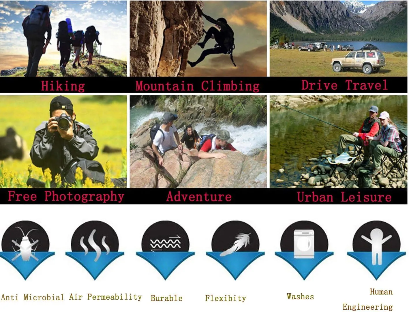Flygo Mens Summer Outdoor Work Safari Fishing Travel Photo Vest with Pockets
