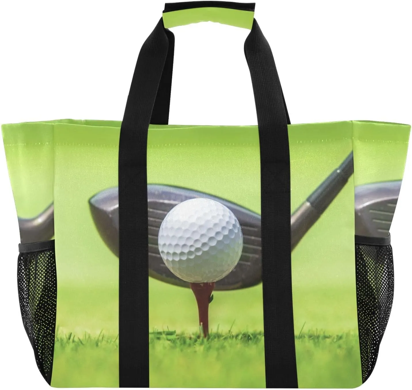Foldable Grocery Reusable Tote Grocery Bag, Travel Canvas Shoulder Bags, Large Casual Laundry Pool Beach Bag