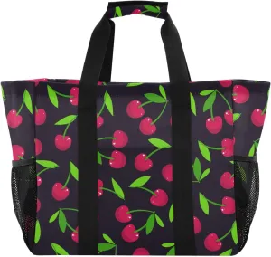 Foldable Grocery Reusable Tote Grocery Bag, Travel Canvas Shoulder Bags, Large Casual Laundry Pool Beach Bag