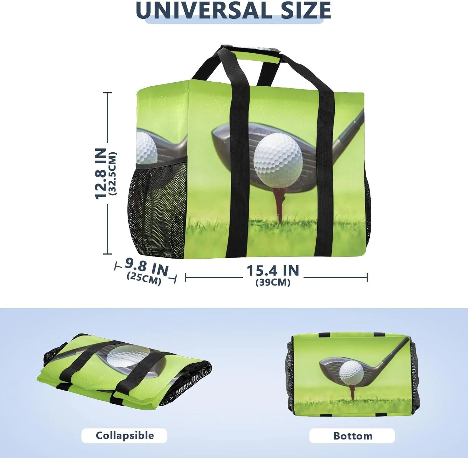 Foldable Grocery Reusable Tote Grocery Bag, Travel Canvas Shoulder Bags, Large Casual Laundry Pool Beach Bag