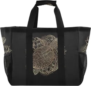 Foldable Grocery Reusable Tote Grocery Bag, Travel Canvas Shoulder Bags, Large Casual Laundry Pool Beach Bag