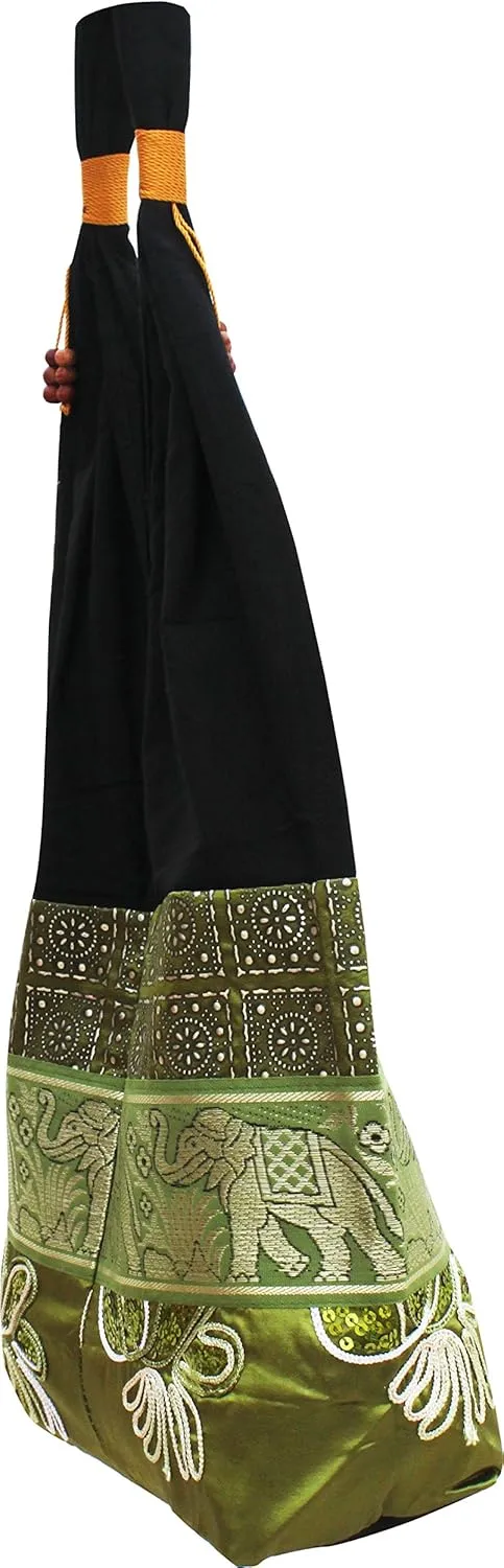 Full Funk Brand Silk Squiggle Line Throw Over Ladies Shoulder Bag
