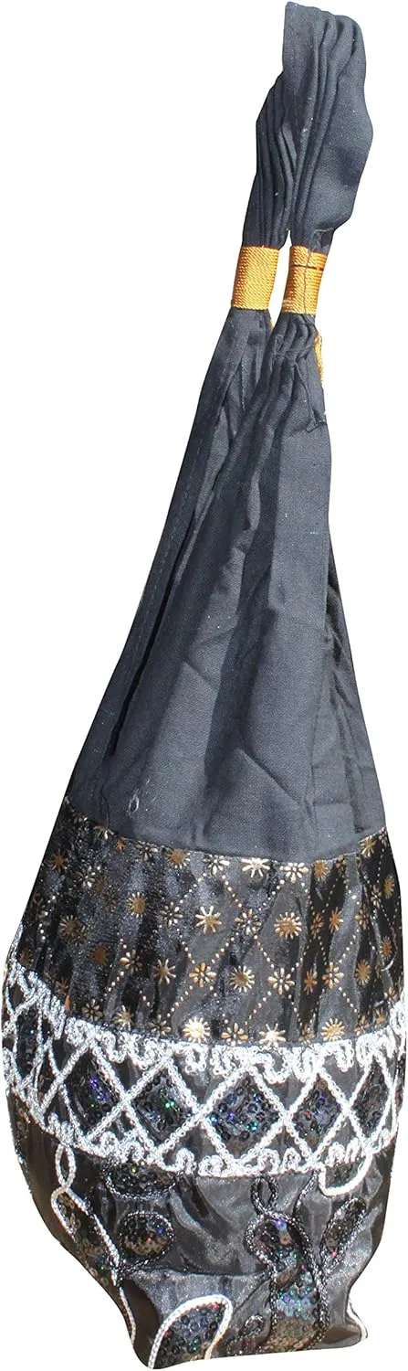 Full Funk Brand Silk Squiggle Line Throw Over Ladies Shoulder Bag