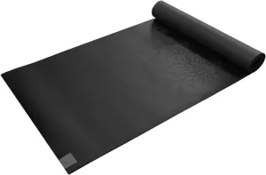 Gaiam Dry-Grip Yoga Mat - 5mm Thick Non-Slip Exercise & Fitness Mat for Standard or Hot Yoga, Pilates and Floor Workouts - Cushioned Support, Non-Slip Coat - 68 x 24 Inches