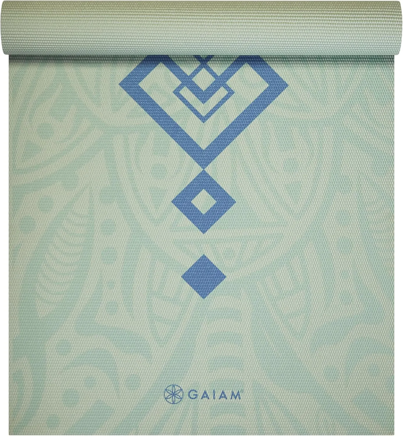 Gaiam Print Yoga Mat, Non Slip Exercise & Fitness Mat for All Types of Yoga, Pilates & Floor Exercises