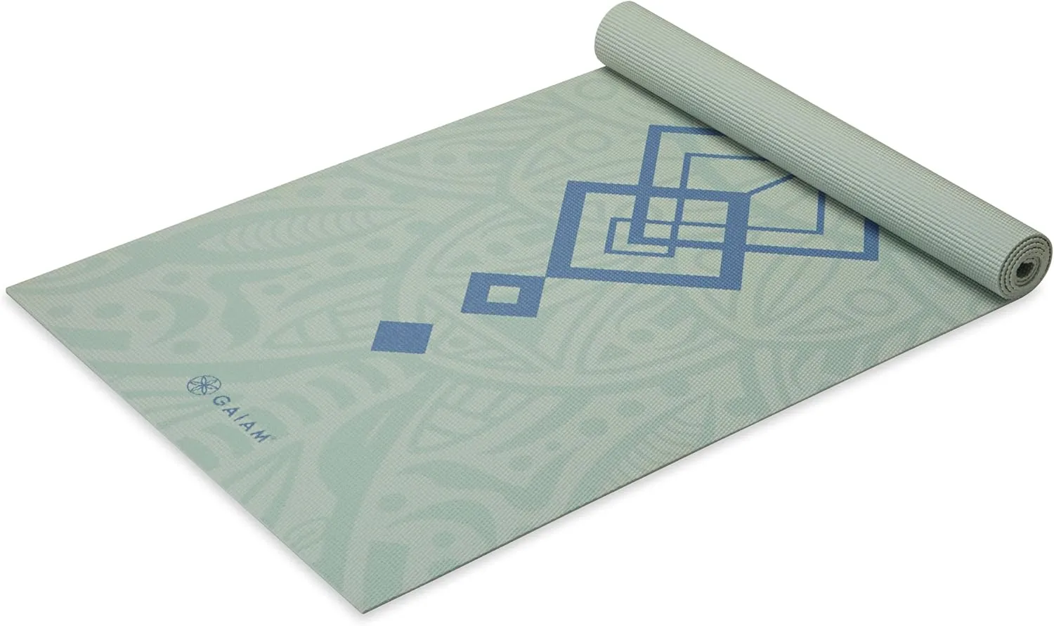 Gaiam Print Yoga Mat, Non Slip Exercise & Fitness Mat for All Types of Yoga, Pilates & Floor Exercises