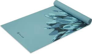 Gaiam Print Yoga Mat, Non Slip Exercise & Fitness Mat for All Types of Yoga, Pilates & Floor Exercises