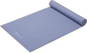 Gaiam Yoga Mat - Premium 5mm Solid Thick Non Slip Exercise & Fitness Mat for All Types of Yoga, Pilates & Floor Workouts (68" x 24" x 5mm)