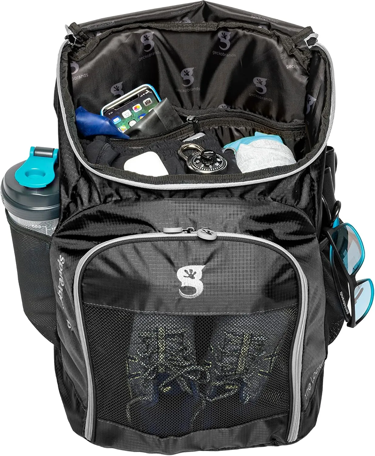 geckobrands Locker Backpack Duffel – Versatile Duffel Backpack with Waterproof Lining and Ample Storage
