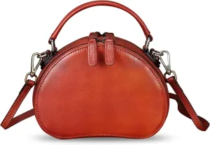 Genuine Leather Small Purses for Women Crossbody Bag Vintage Handmade Phone Bags with Strap