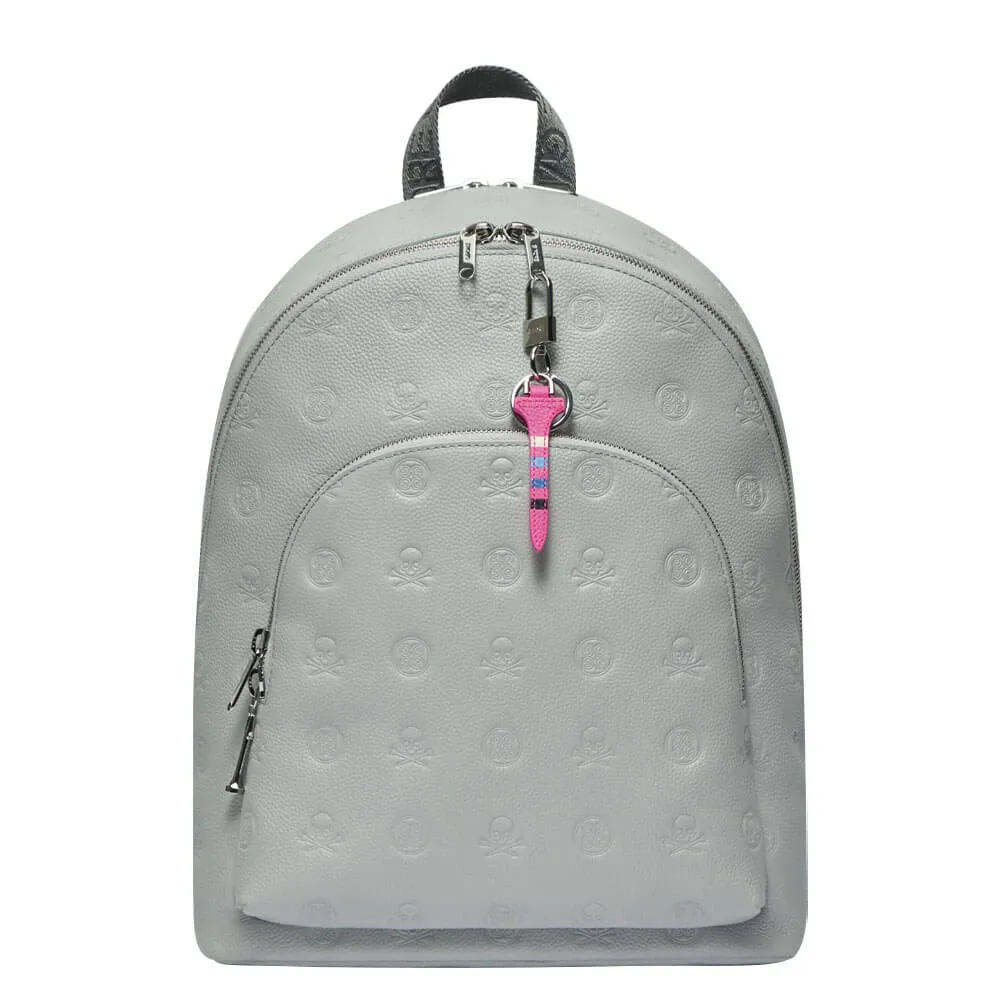 Gfore Limited Edition Embossed Skull & Tees Leather Backpack - 25