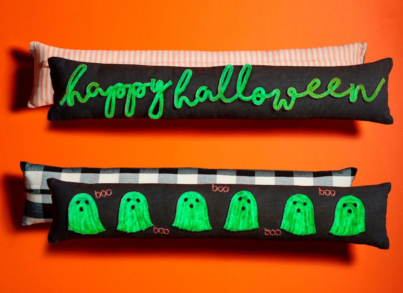 Glow in the Dark Skinny Lumbar Pillow