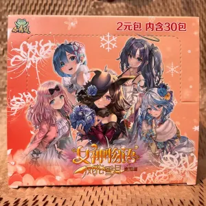 Goddess Story TCG, Goddess Story Booster Box，Collection Cards Playing Cards 180 PCS of Box 2024 New(NS-2M12)