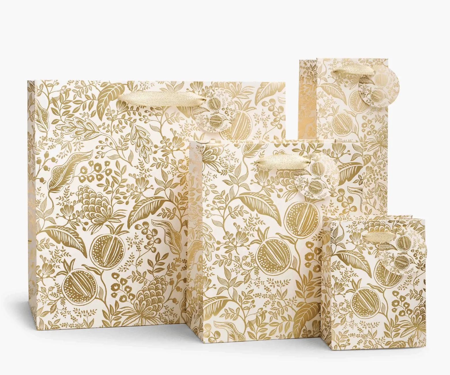 Gold Pomegranate Medium Gift Bag