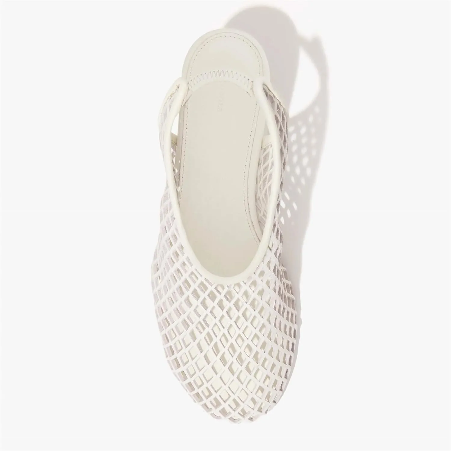 Goolita Perforated Mesh Slingback Heels For Women, Closed Round Toe Kitten Heels Pumps Elastic Slip On Dress Pumps Shoes