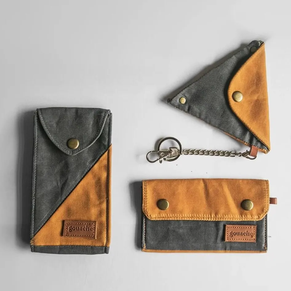 Gouache Mikko Waxed Canvas Pouch