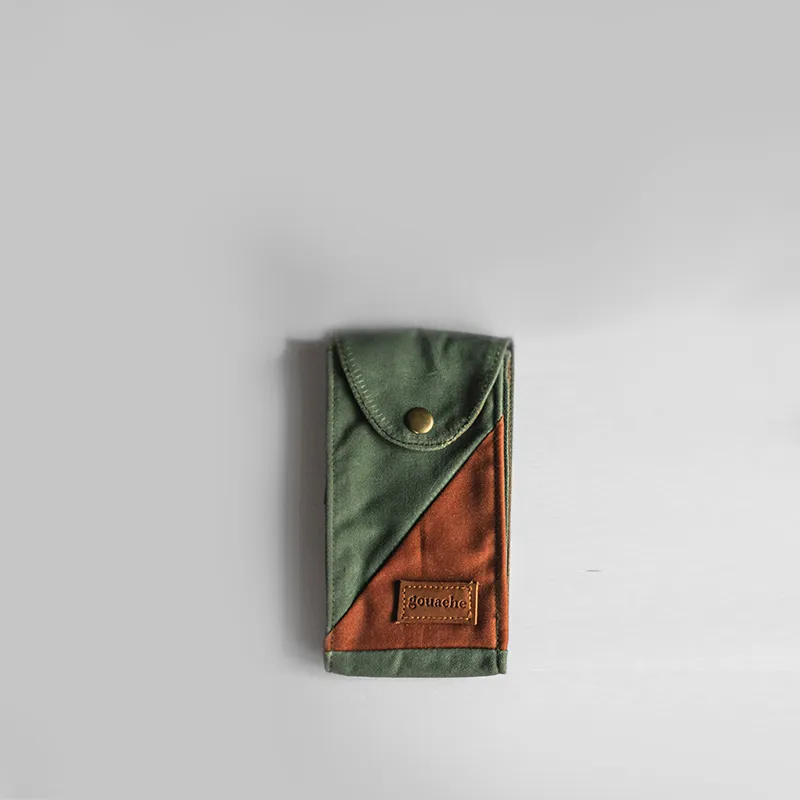 Gouache Mikko Waxed Canvas Pouch