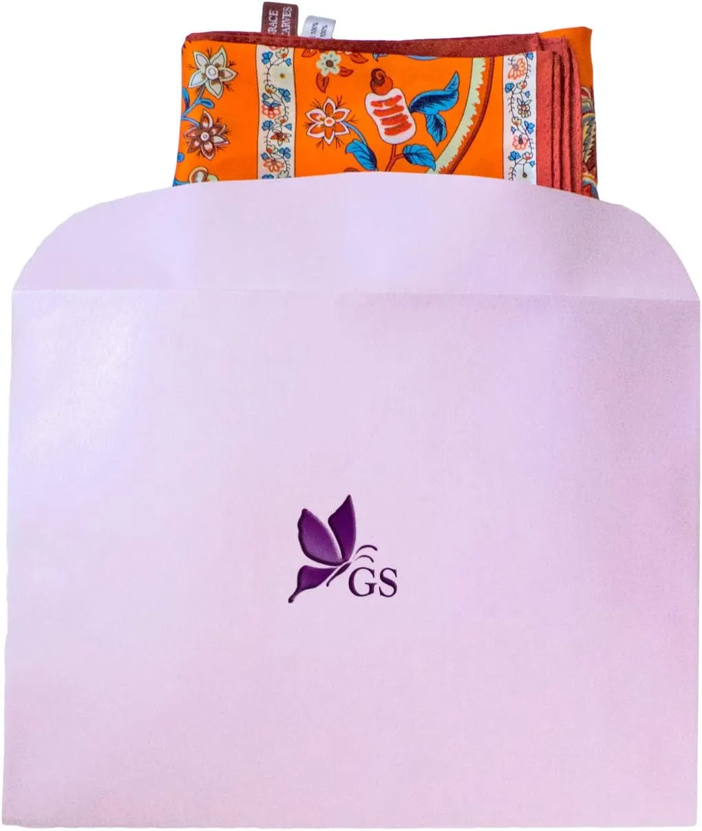 Grace Scarves 100% Silk Scarves, Extra-Large and XX-Large
