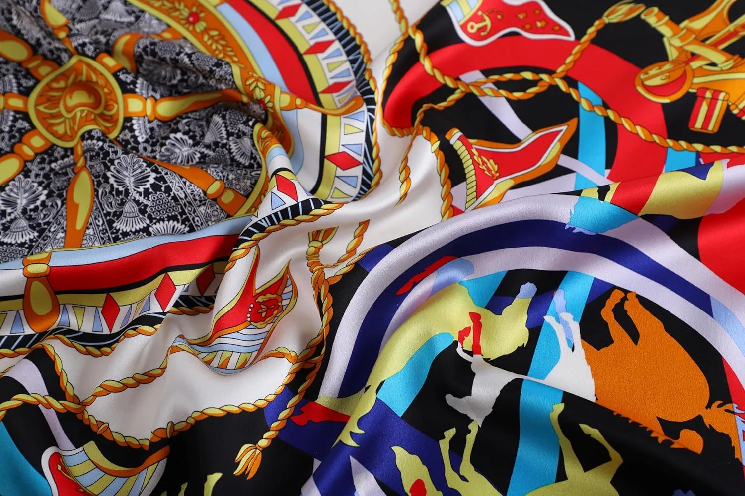 Grace Scarves 100% Silk Scarves, Extra-Large and XX-Large