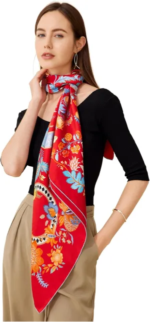 Grace Scarves 100% Silk Scarves, Extra-Large and XX-Large