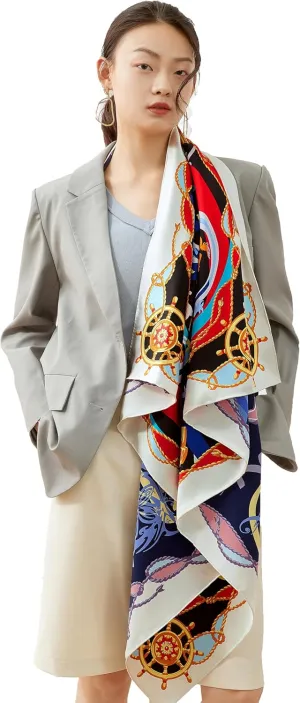 Grace Scarves 100% Silk Scarves, Extra-Large and XX-Large