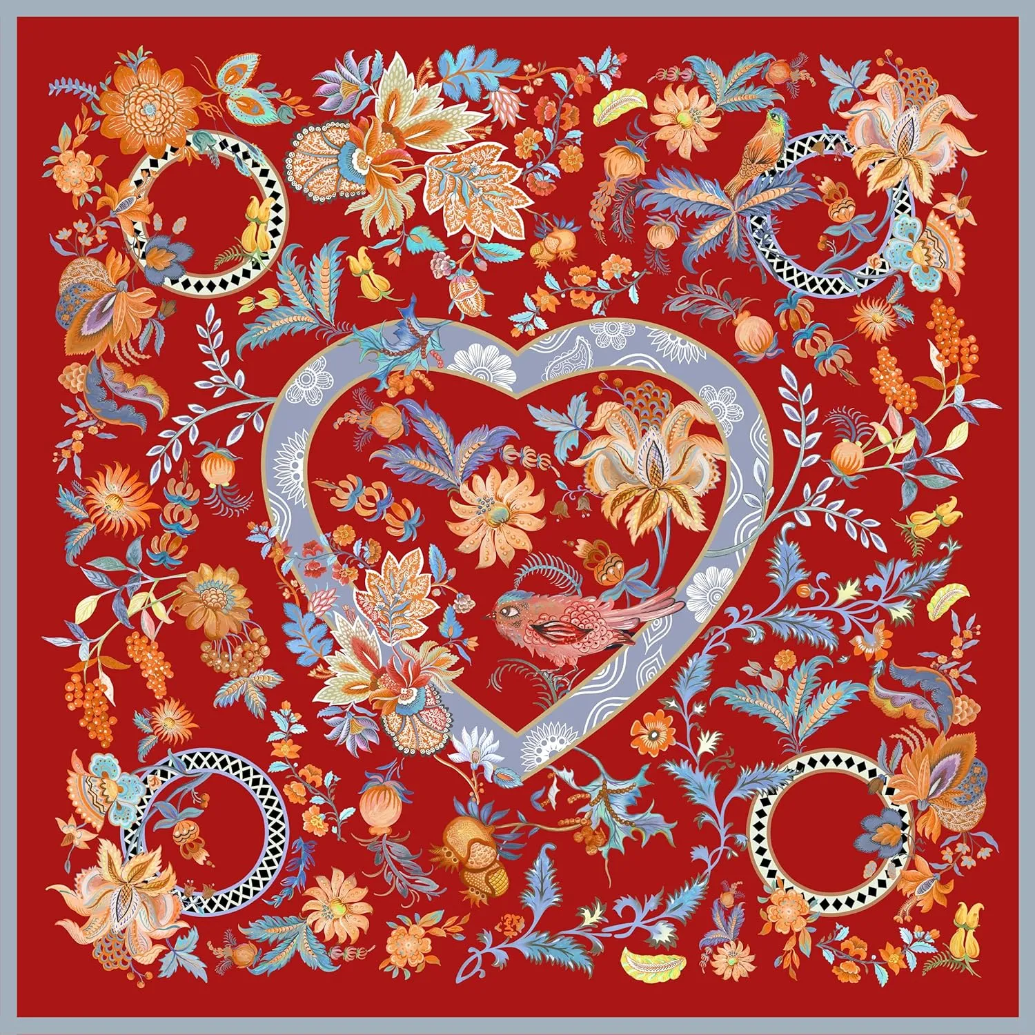 Grace Scarves 100% Silk Scarves, Extra-Large and XX-Large