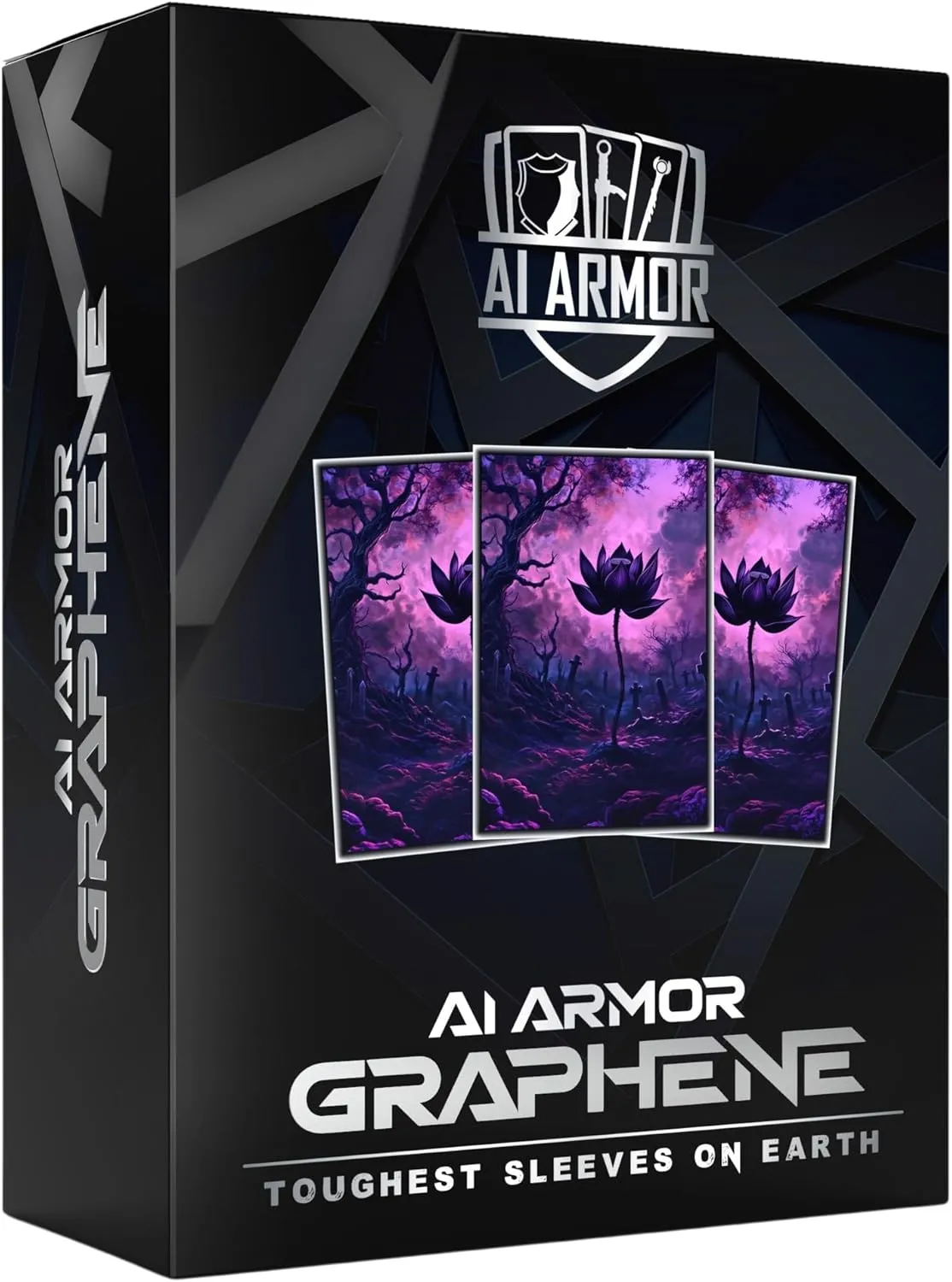 (Graveyard Black Lotus) - 105ct Textured Matte TCG/MTG Art Sleeves by Ai Armor (Graphene)