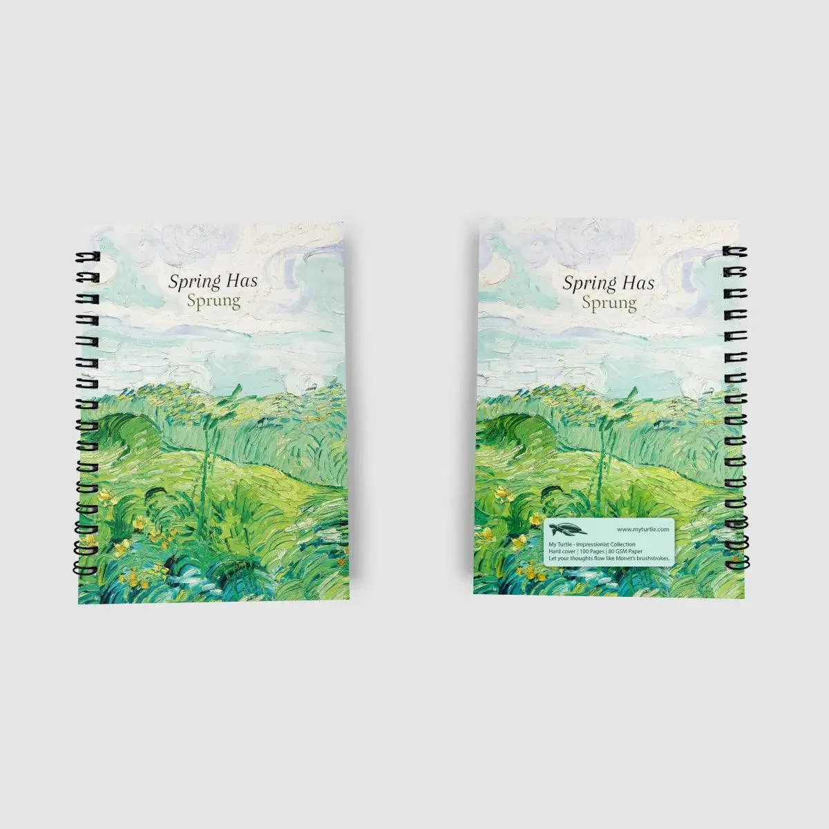 Green wheat field Sketchbook