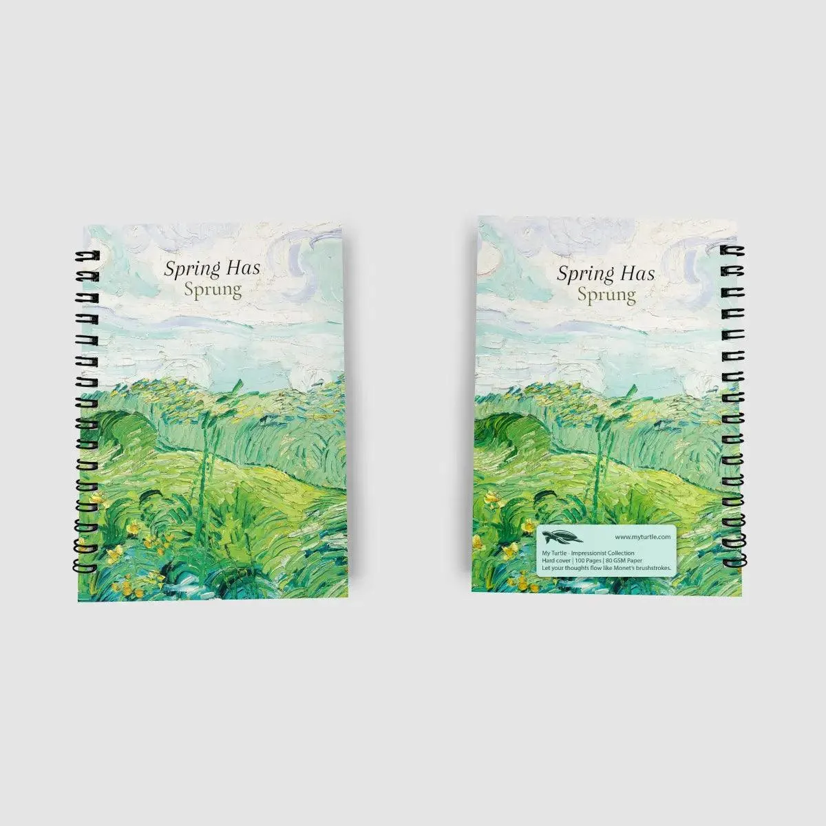 Green wheat field Sketchbook