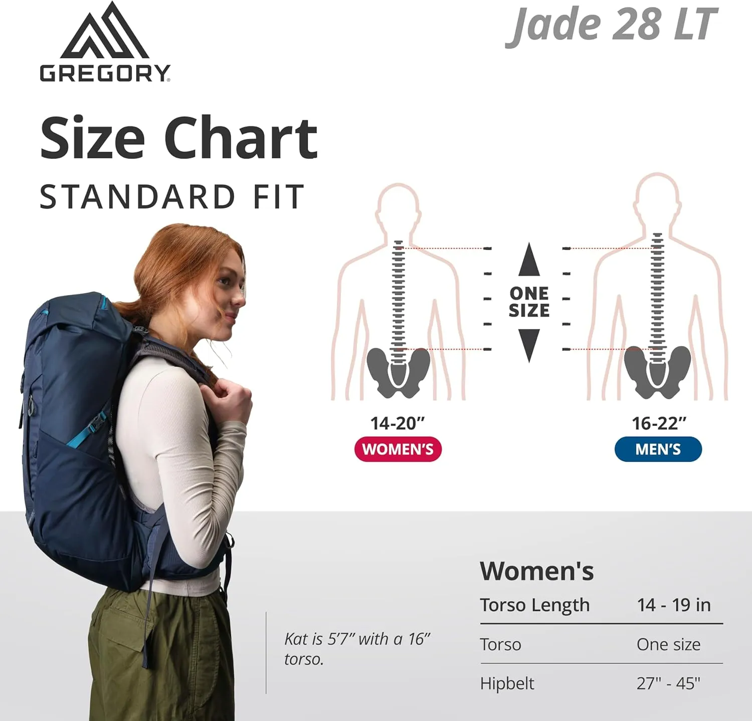 Gregory Jade 28L Lt Women'S Day Hiking Backpack, One Size Fits All, Ruby Red