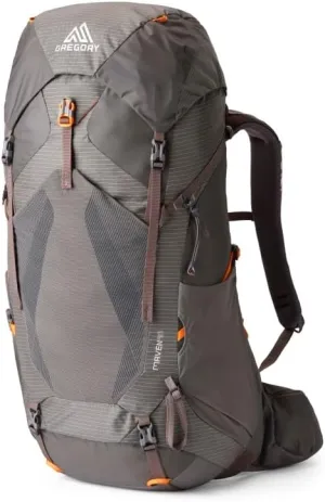 Gregory Maven 48L Women's Backpacking Pack, Breathable Backpanel and Shoulder Harness, Raincover Included, Built-In Hydration Sleeve (Reservoir Not Included), Extra Small/Small, Grey Melon