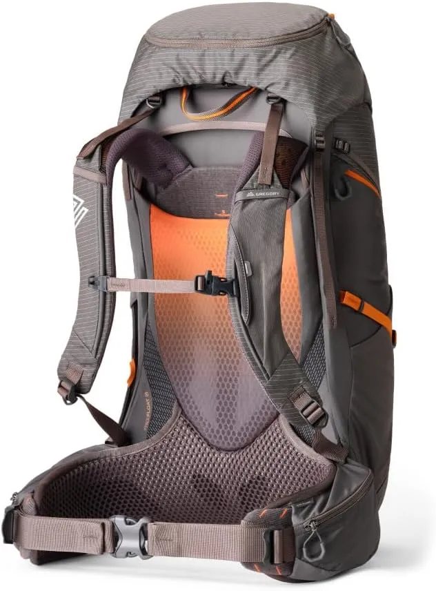 Gregory Maven 48L Women's Backpacking Pack, Breathable Backpanel and Shoulder Harness, Raincover Included, Built-In Hydration Sleeve (Reservoir Not Included), Extra Small/Small, Grey Melon