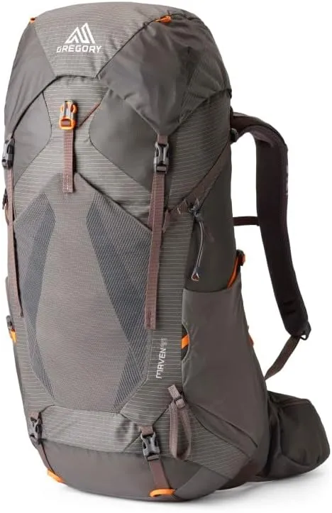 Gregory Maven 48L Women's Backpacking Pack, Breathable Backpanel and Shoulder Harness, Raincover Included, Built-In Hydration Sleeve (Reservoir Not Included), Extra Small/Small, Grey Melon