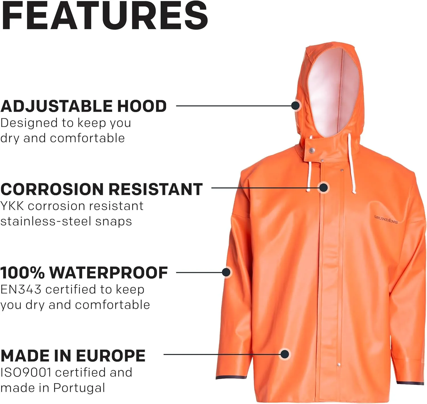 Grundéns Men's Brigg 40 Fishing Jacket