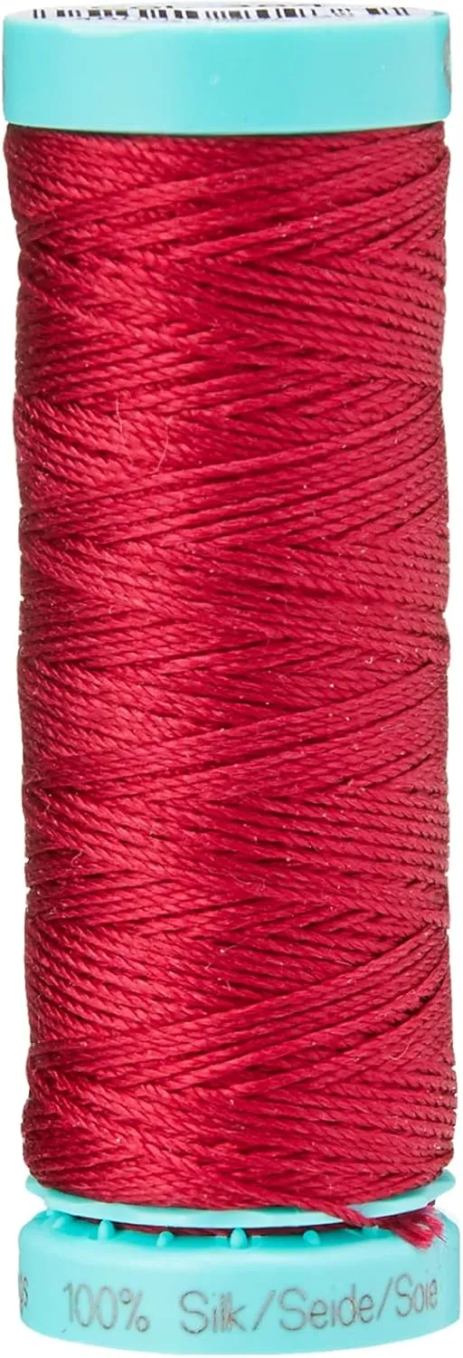 Gutermann 723878-384-1 Dark Red R753 No.40 Silk Thread 30m x 1 Reel, 384