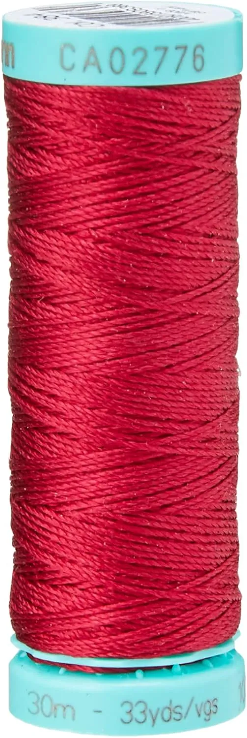 Gutermann 723878-384-1 Dark Red R753 No.40 Silk Thread 30m x 1 Reel, 384