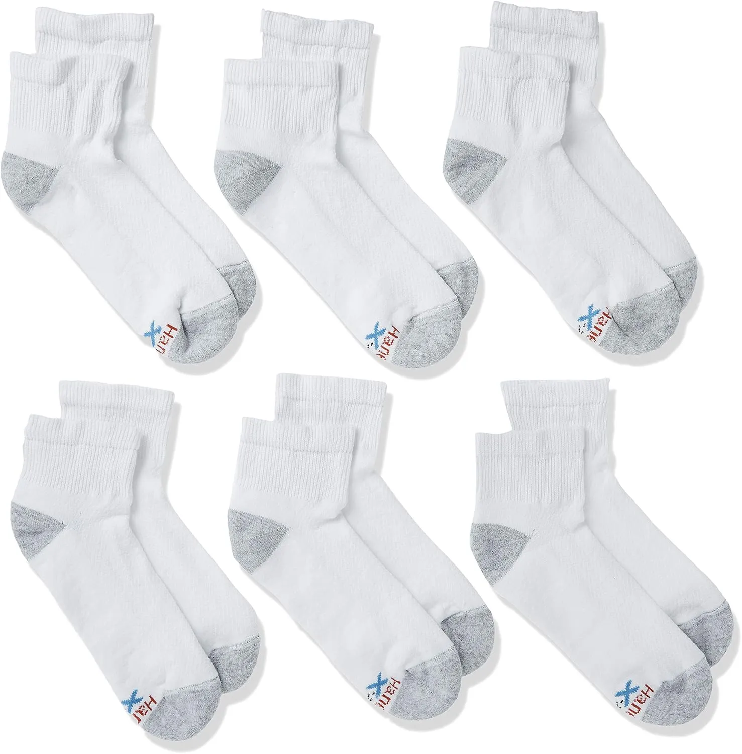 Hanes Men's 6-Pack Freshiq X-temp Comfort Cool Ankle Socks