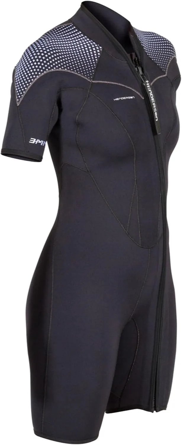 Henderson Women's 3mm Thermoprene Pro Front Zip Shorty Wetsuit