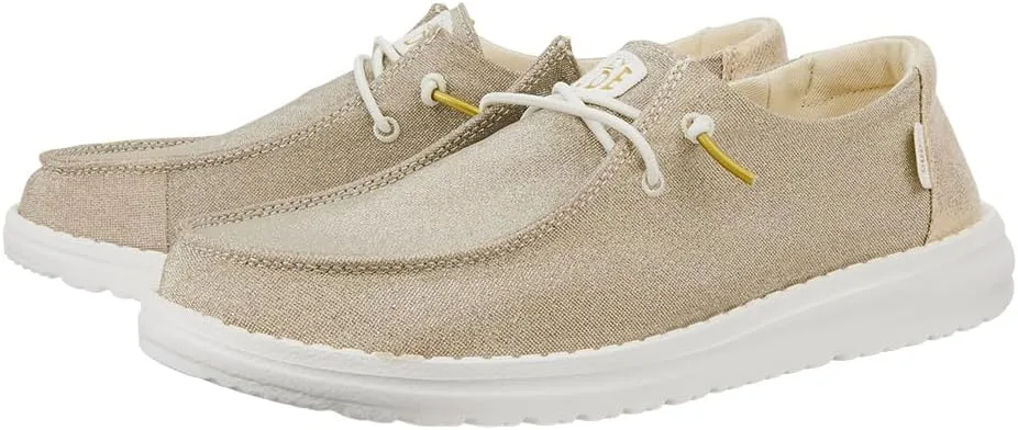 Hey Dude Wendy Metallic Sparkle Charcoal