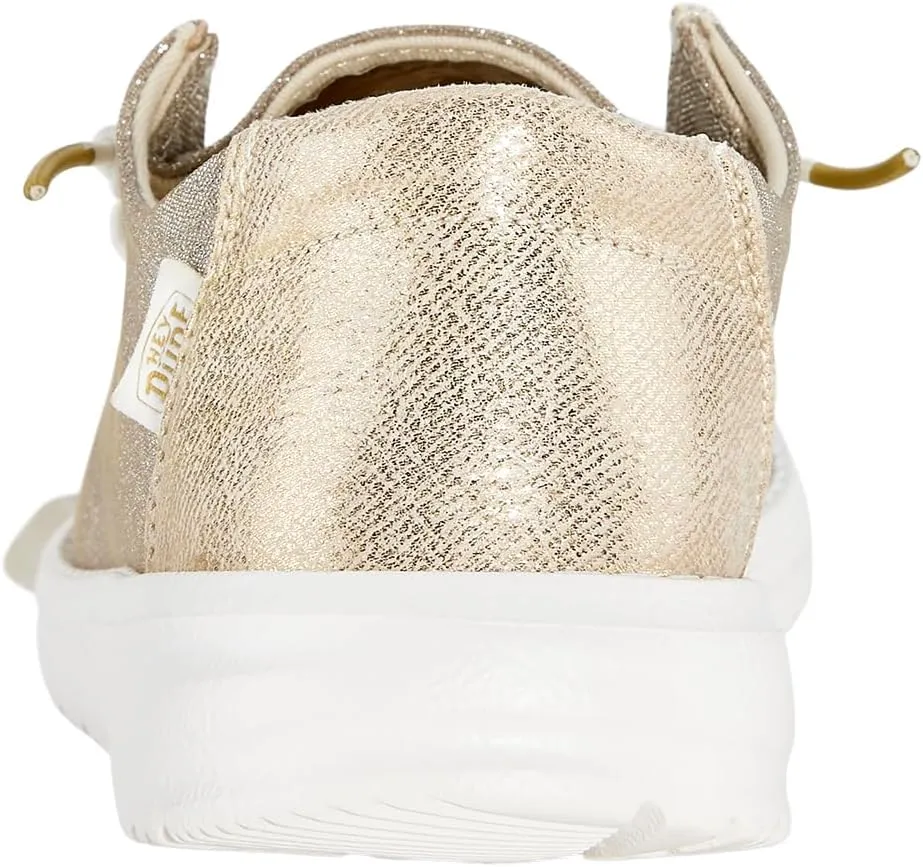 Hey Dude Wendy Metallic Sparkle Charcoal